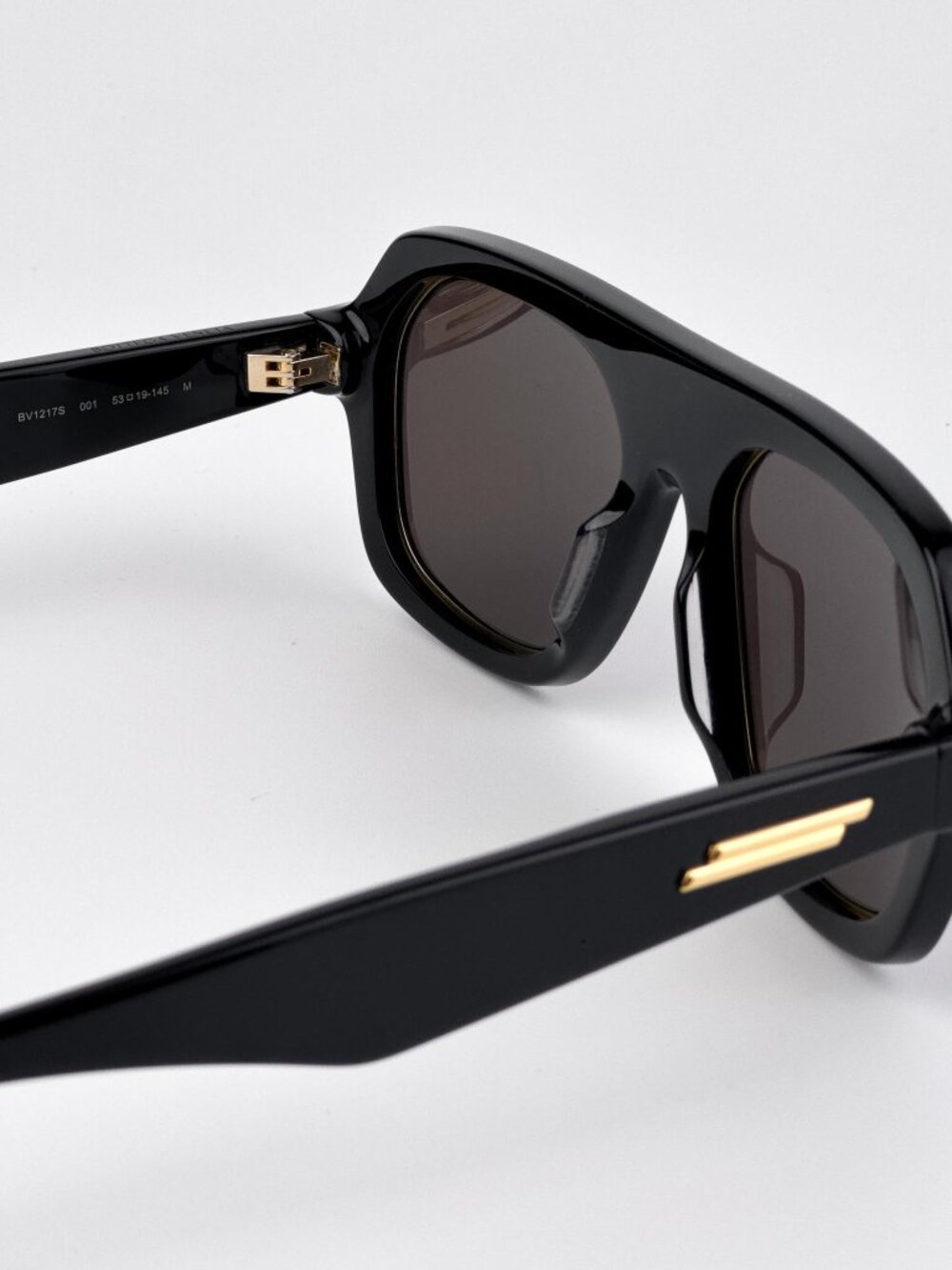 Bottega Veneta Women’s Sunglasses Black Grey Square BV1217S 001 New & Authentic - Picture 8 of 11